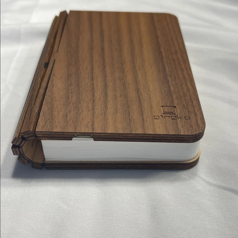 GINKO Mini Smart Book Light - Walnut - Picture 4 of 7